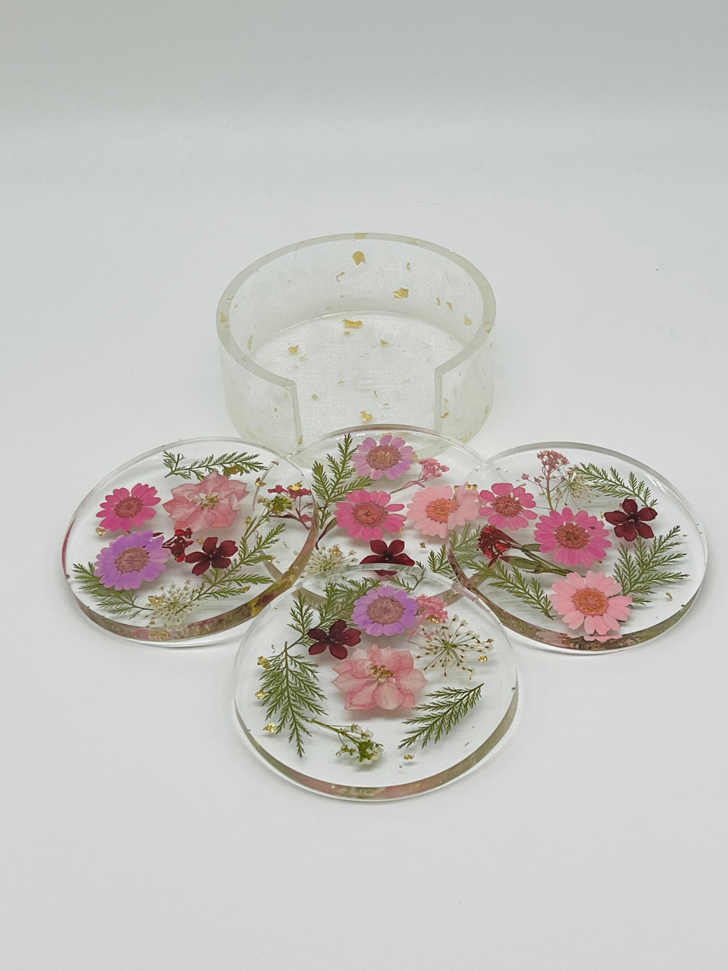 Floral Coaster Set