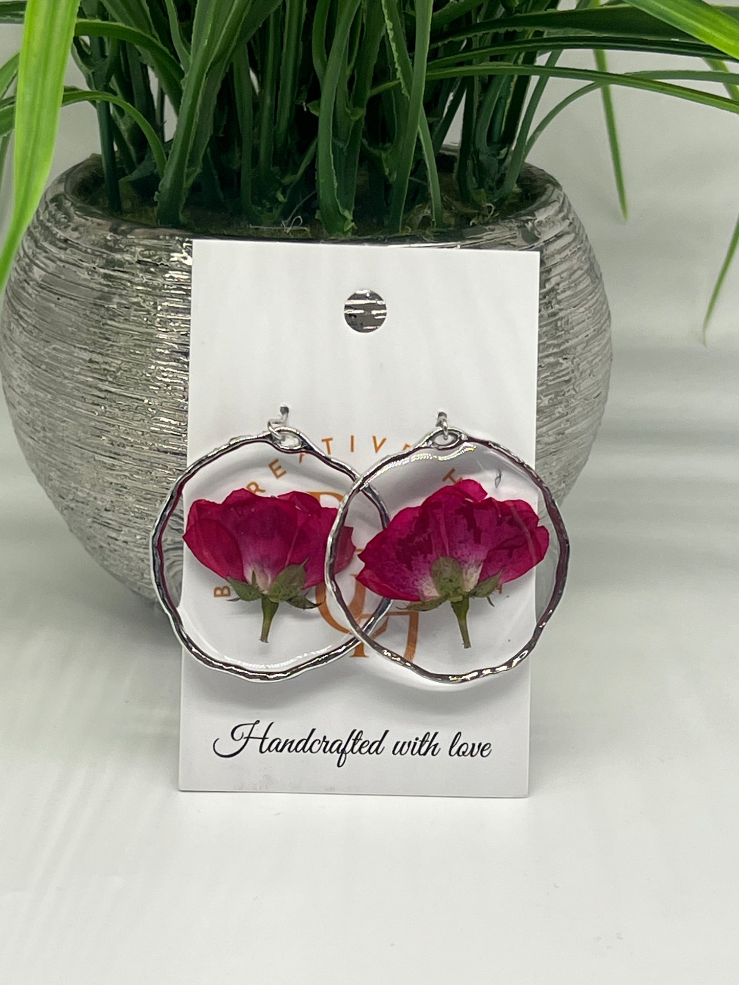 Botanical Earrings - Rose